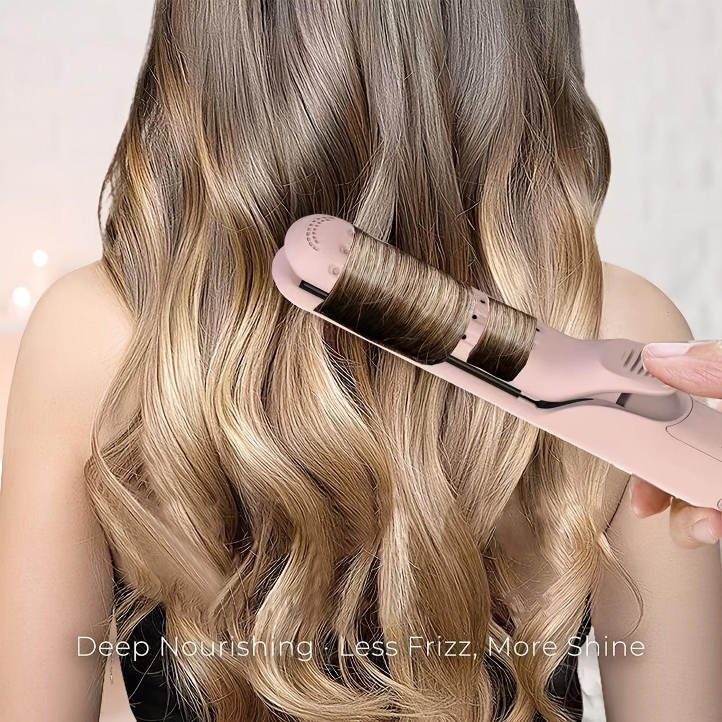 2-in-1 Airflow Curling Iron For Lasting Curls 360° Airflow Styler