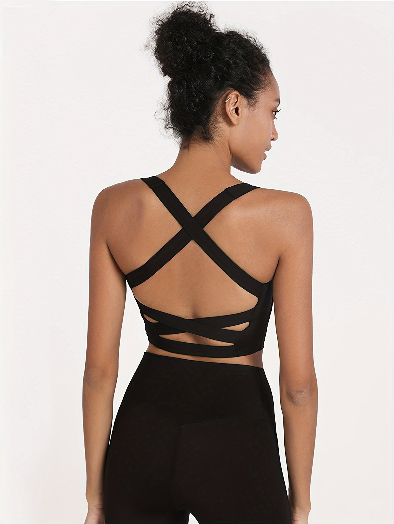 High-Impact Sports Bra & Yoga Crop Top