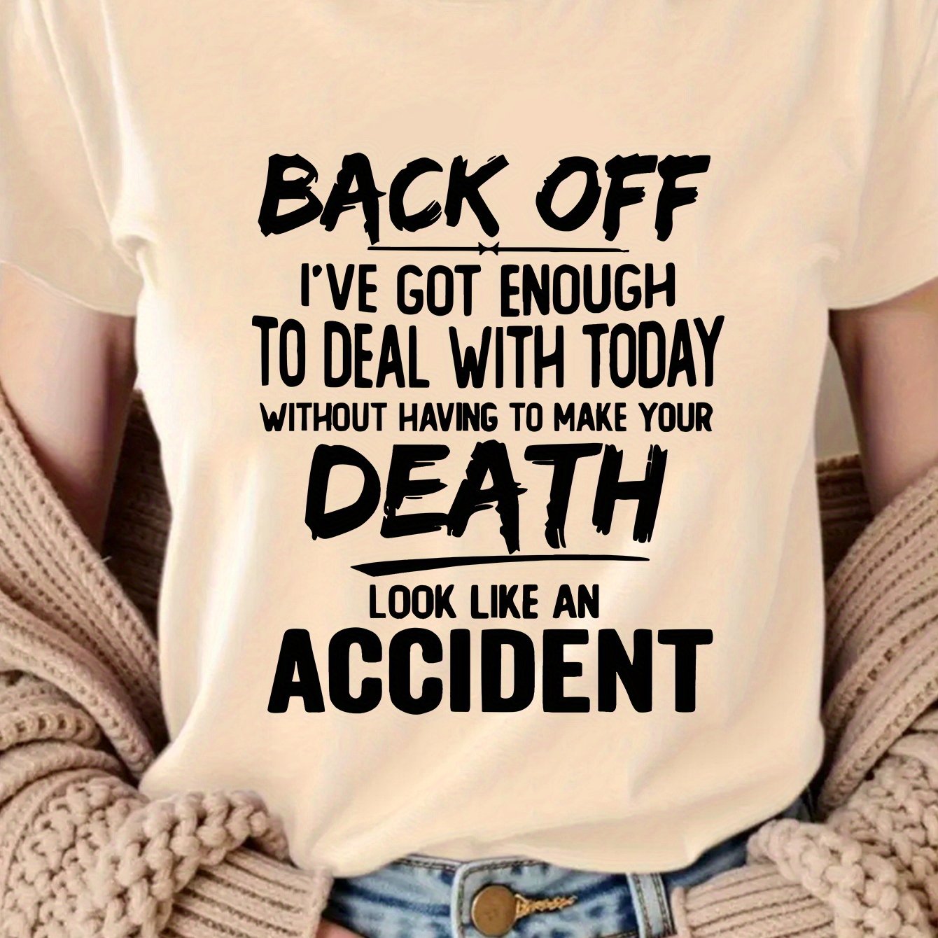 I Don't Want You to Die Anymore Gift Women's Summer T-Shirt