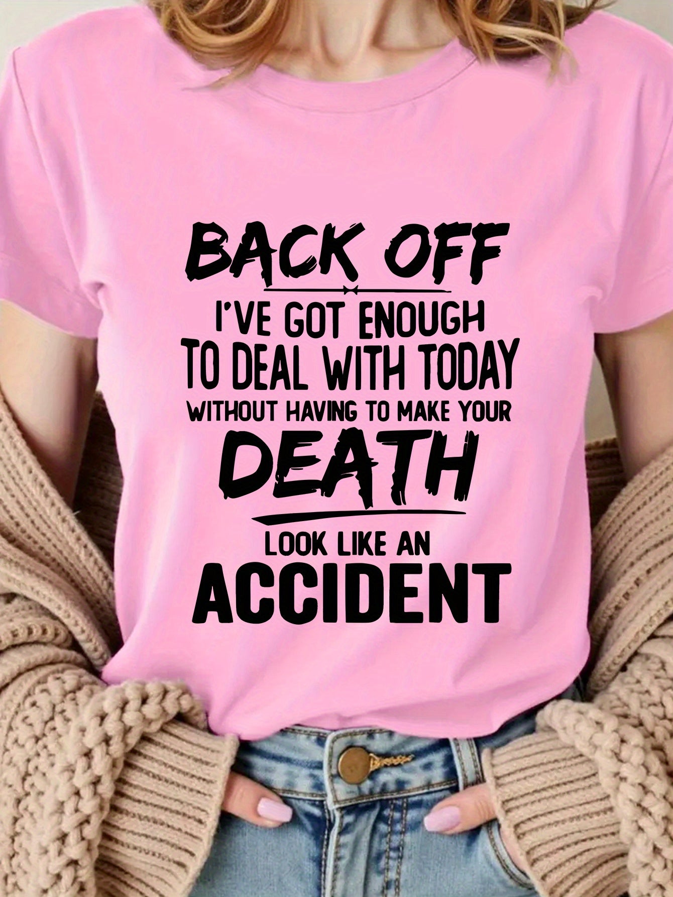 I Don't Want You to Die Anymore Gift Women's Summer T-Shirt