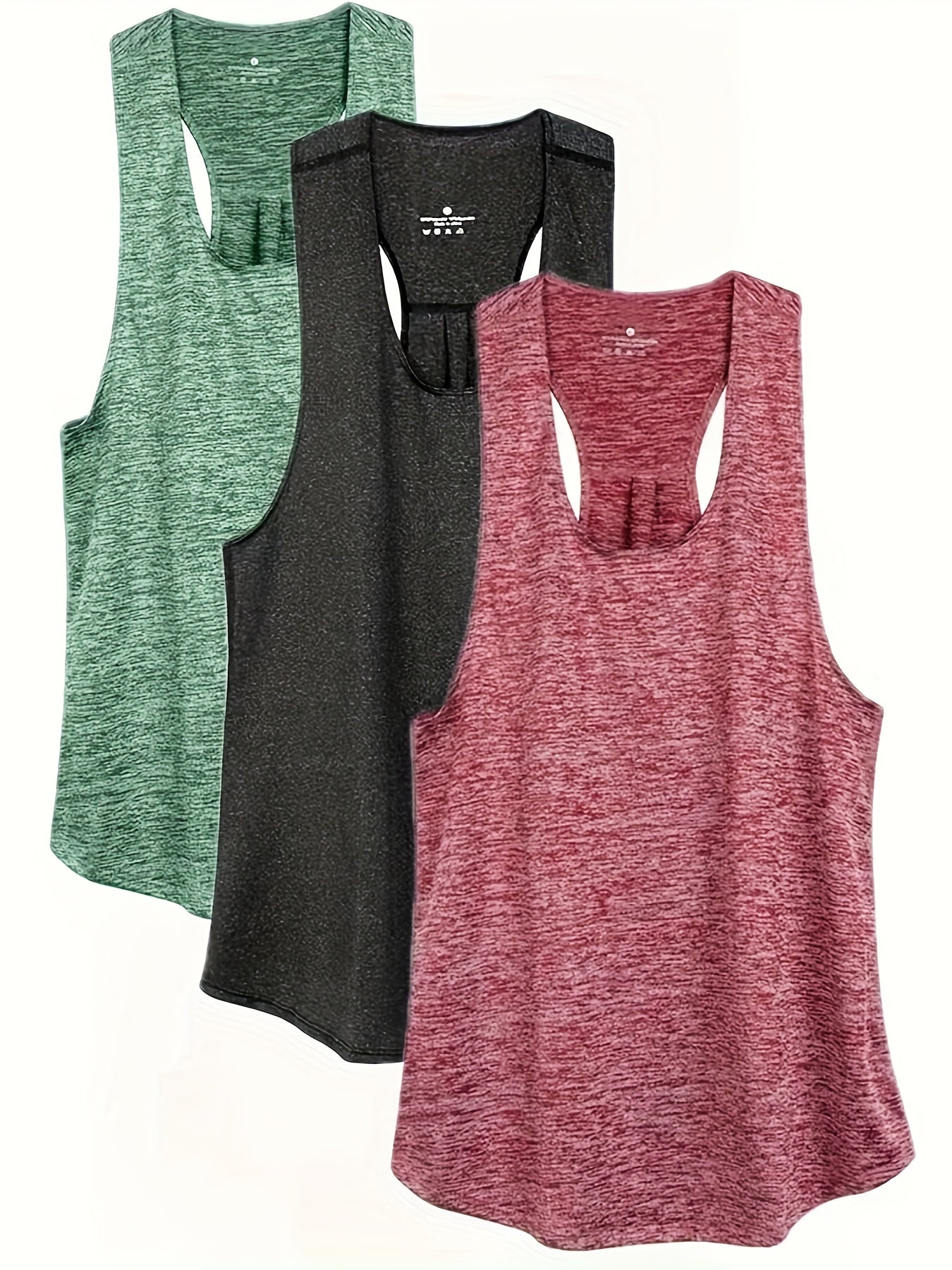 3pcs Sleeveless Basic Tank Top