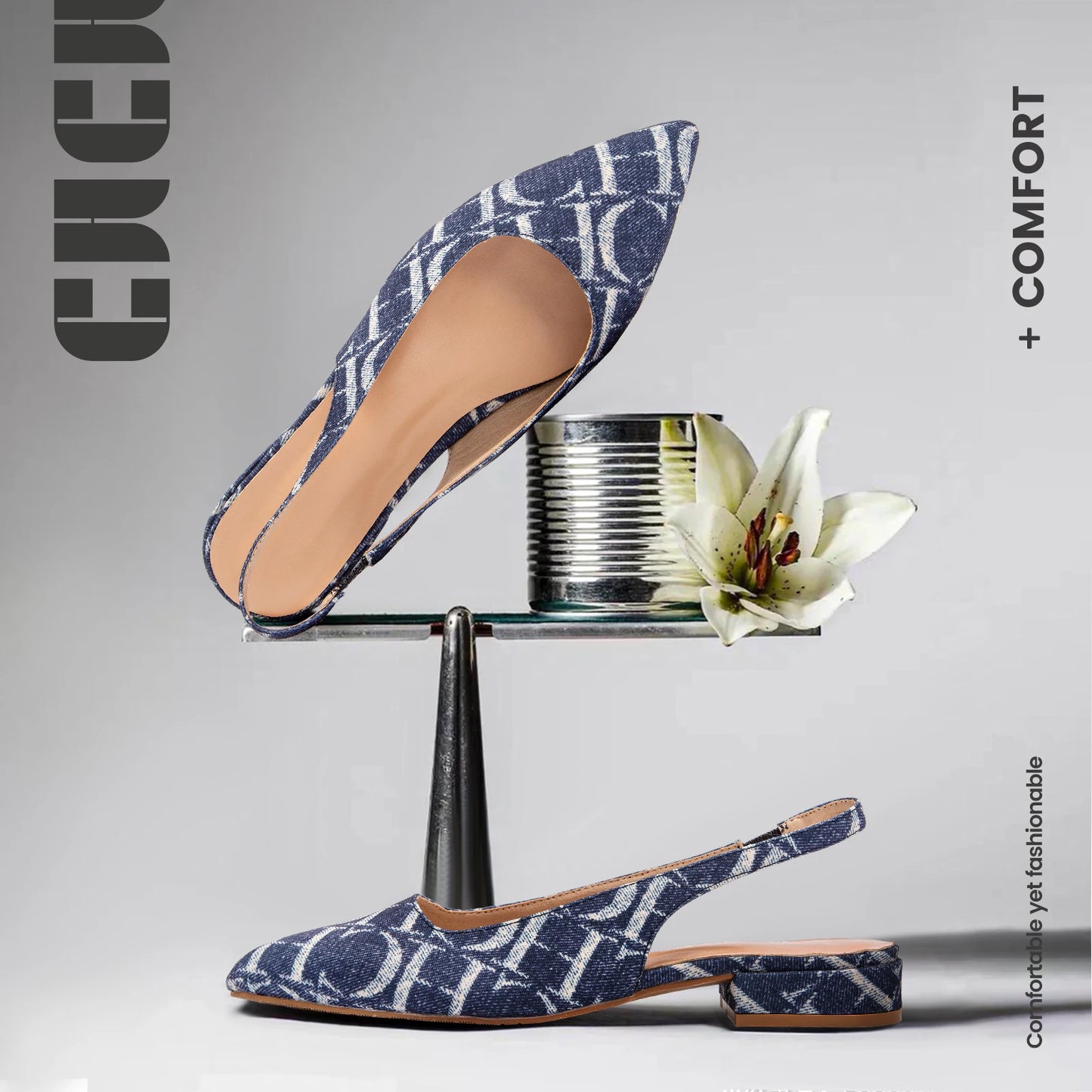 Summer Low Heel Ankle Strap Sandals