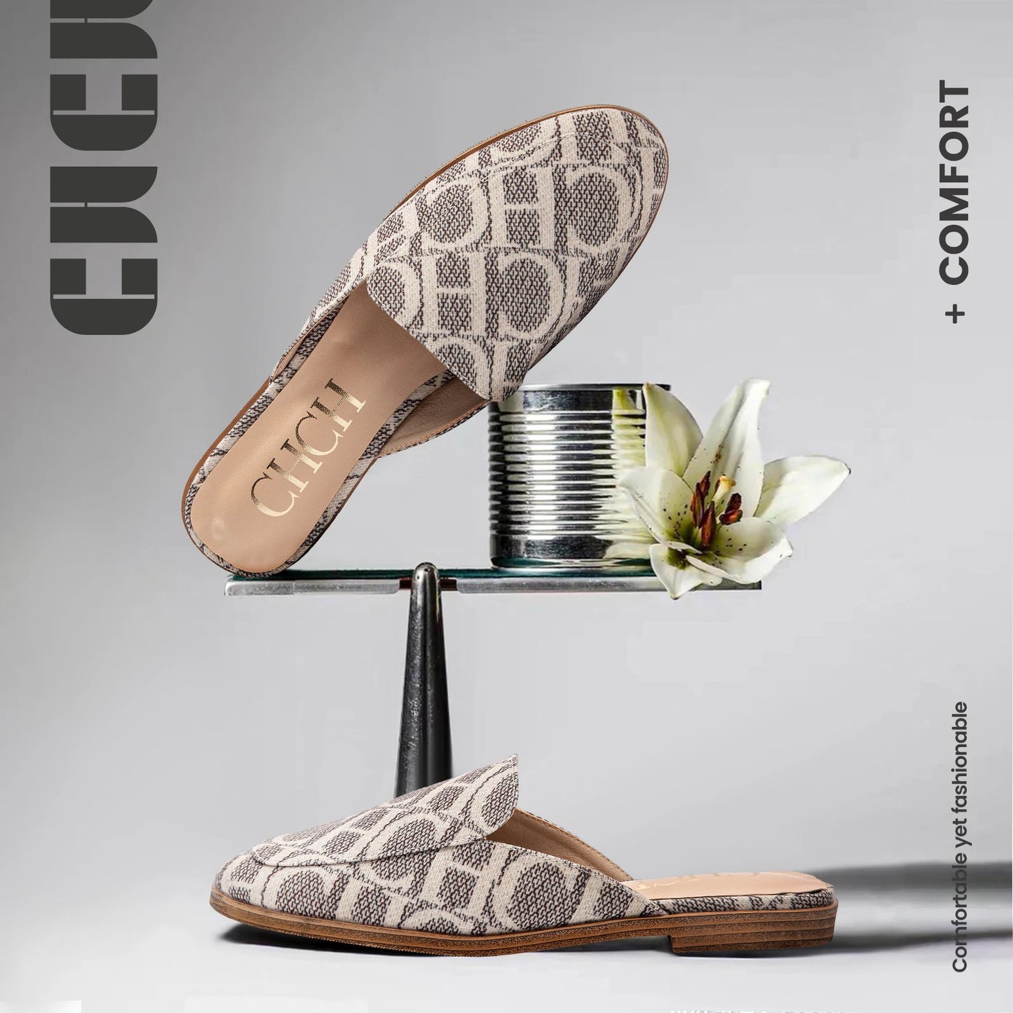 Luxury Summer New 2024 Slippers Women's Low Heel Shoes