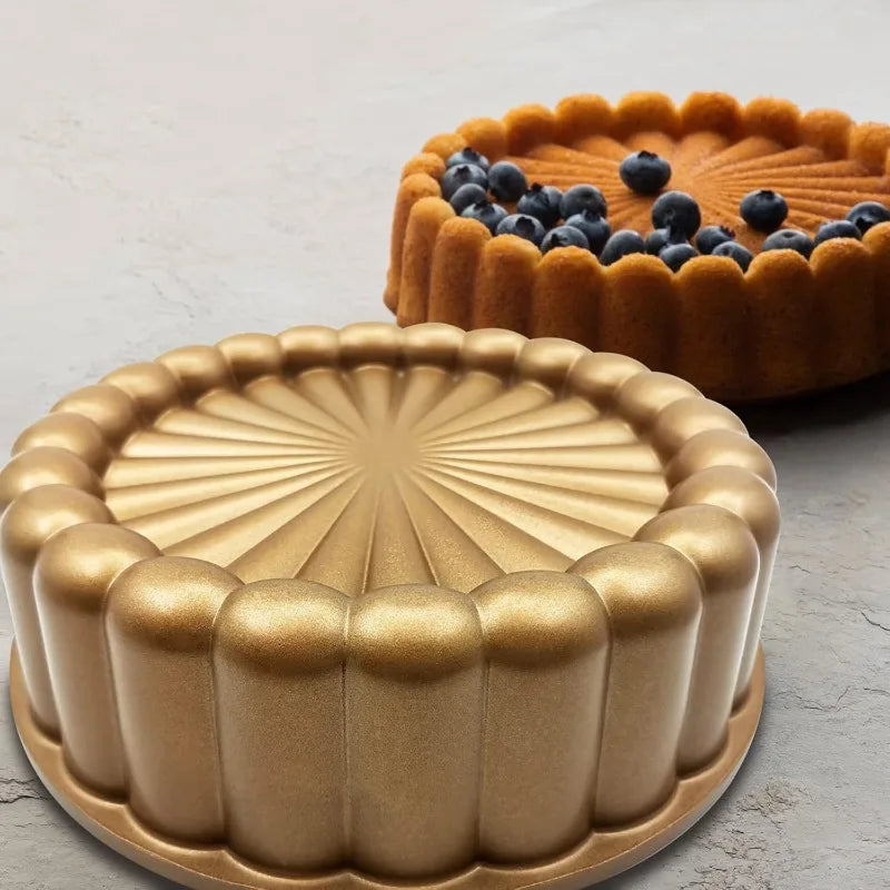 Charlotte Cake Mold Cake Pan Aluminium Kitchen Accessories Decoration Christmas Wedding Valentine’s 3D Charlotte Cake Pan