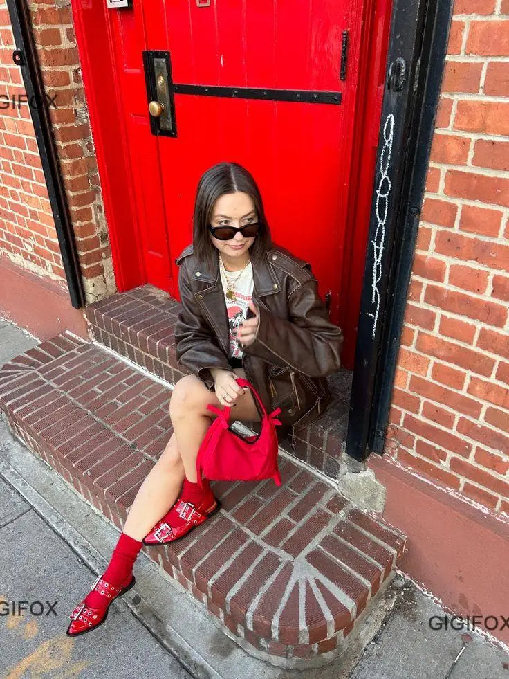 GIGIFOX Mary Jane Shoes For Women