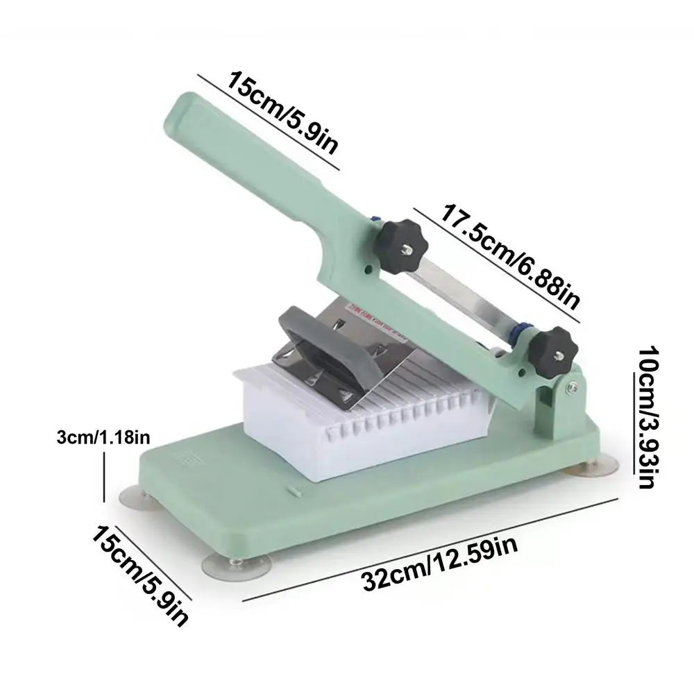 Manual Meat Slicer Food-grade Stainless Steel Thin Meat Slicer Bacon Slicer Removable Meat Cutter Multifunctional SlicingMachine