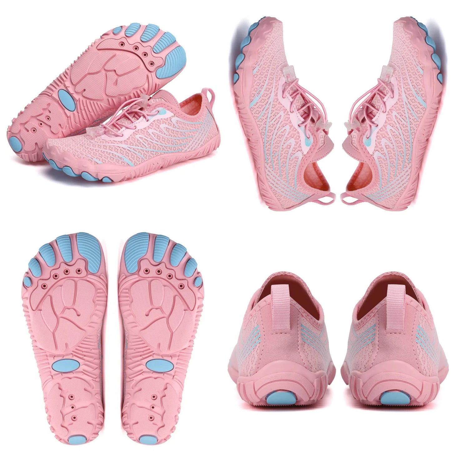 Summer Striped Mesh Water Shoes for Women - Quick-Drying