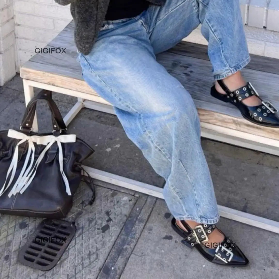 GIGIFOX Mary Jane Shoes For Women