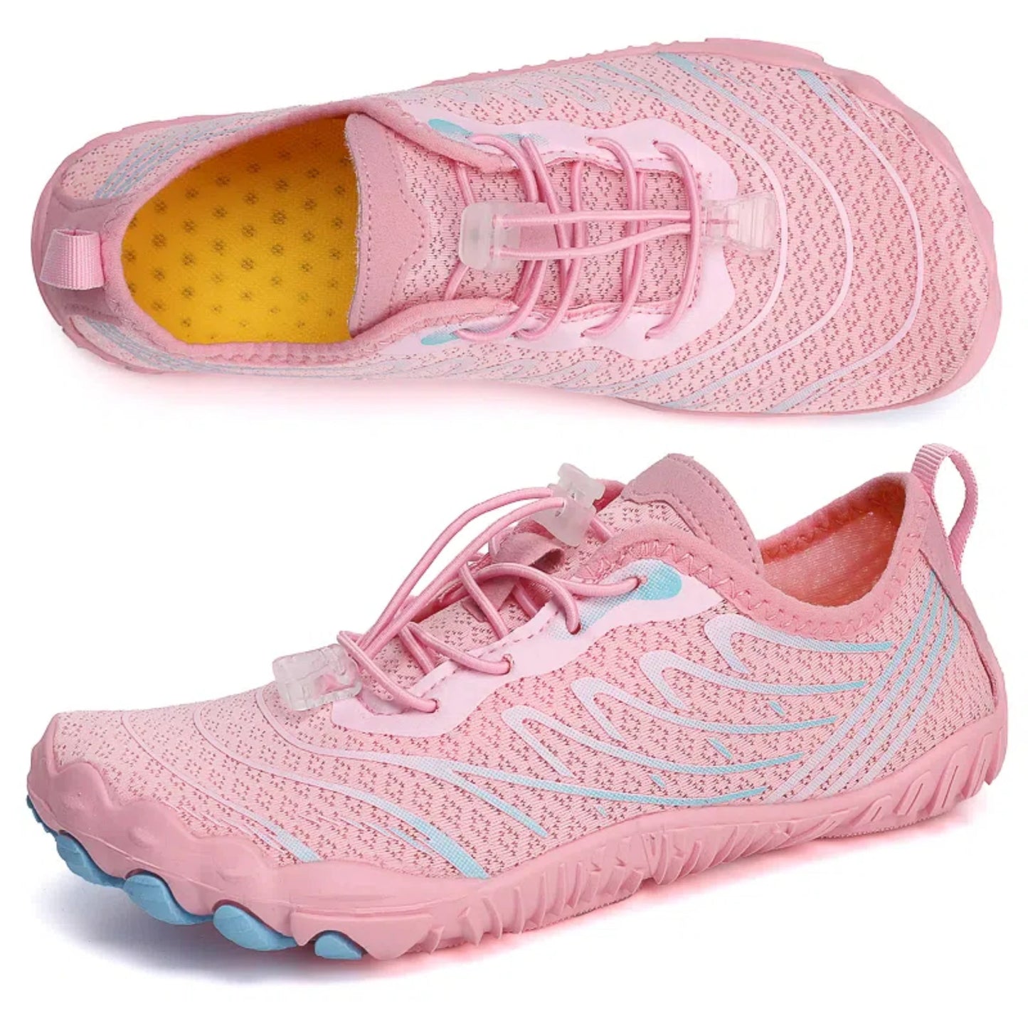 Summer Striped Mesh Water Shoes for Women - Quick-Drying