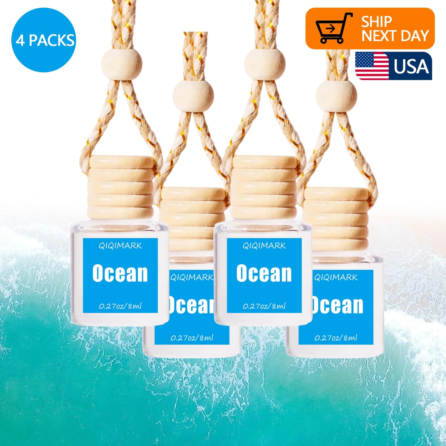 4 Pack Pick 80+Scents,,Car Air Freshener Diffuser For Essential Oils Scents Fragrance Aromatherapy Automobile Diffuser