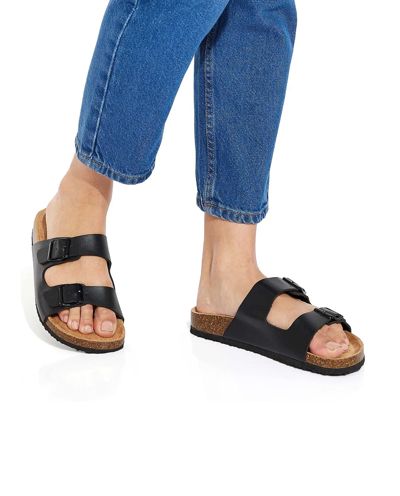 SUFU New Leather Birkenstocks Cork Flip-flops for womens