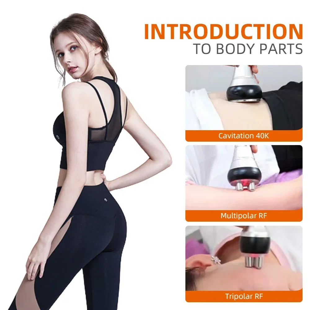 Miss Queeny 3-in-1 Vacuum 40K Slimming Cavitation Machine