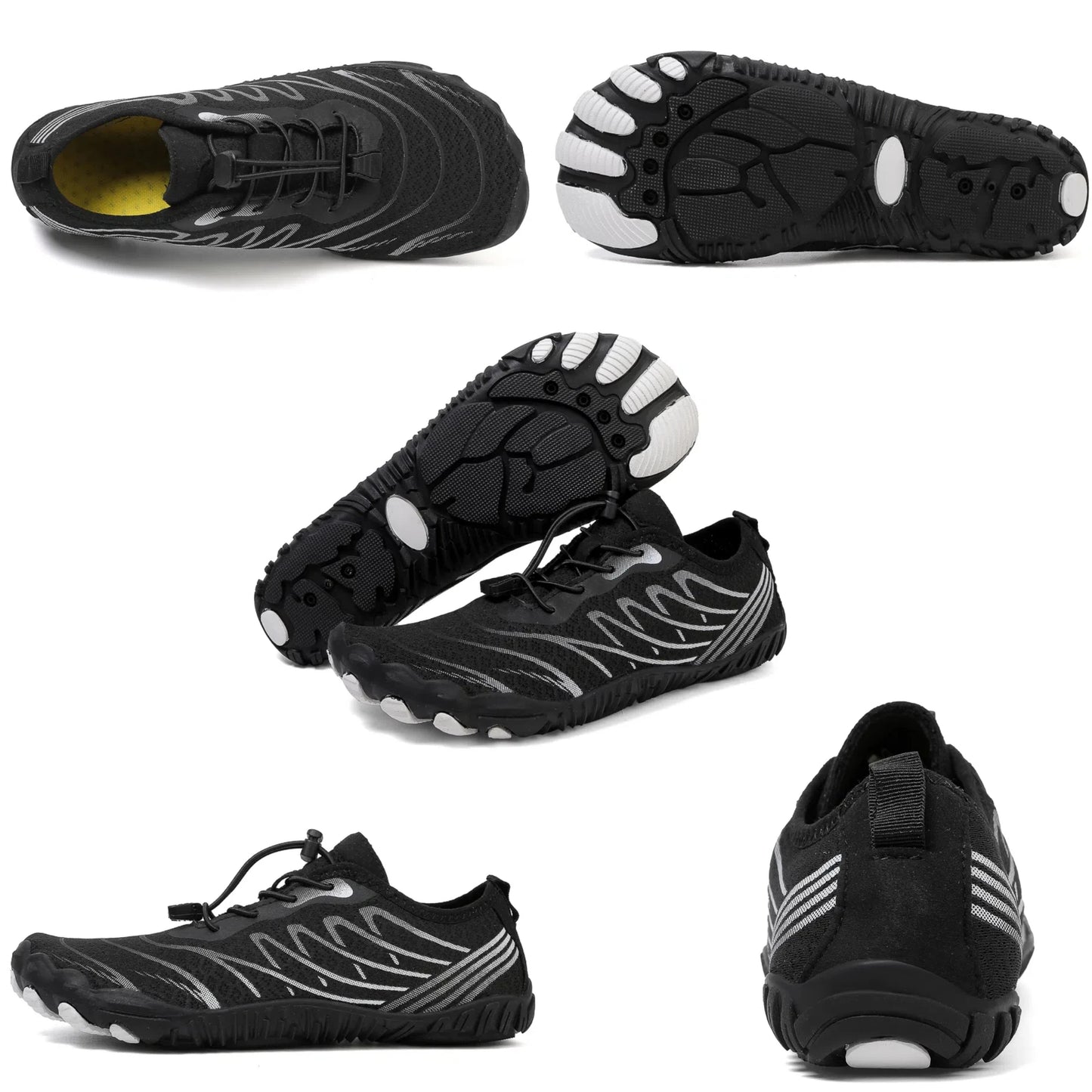 Summer Striped Mesh Water Shoes for Women - Quick-Drying