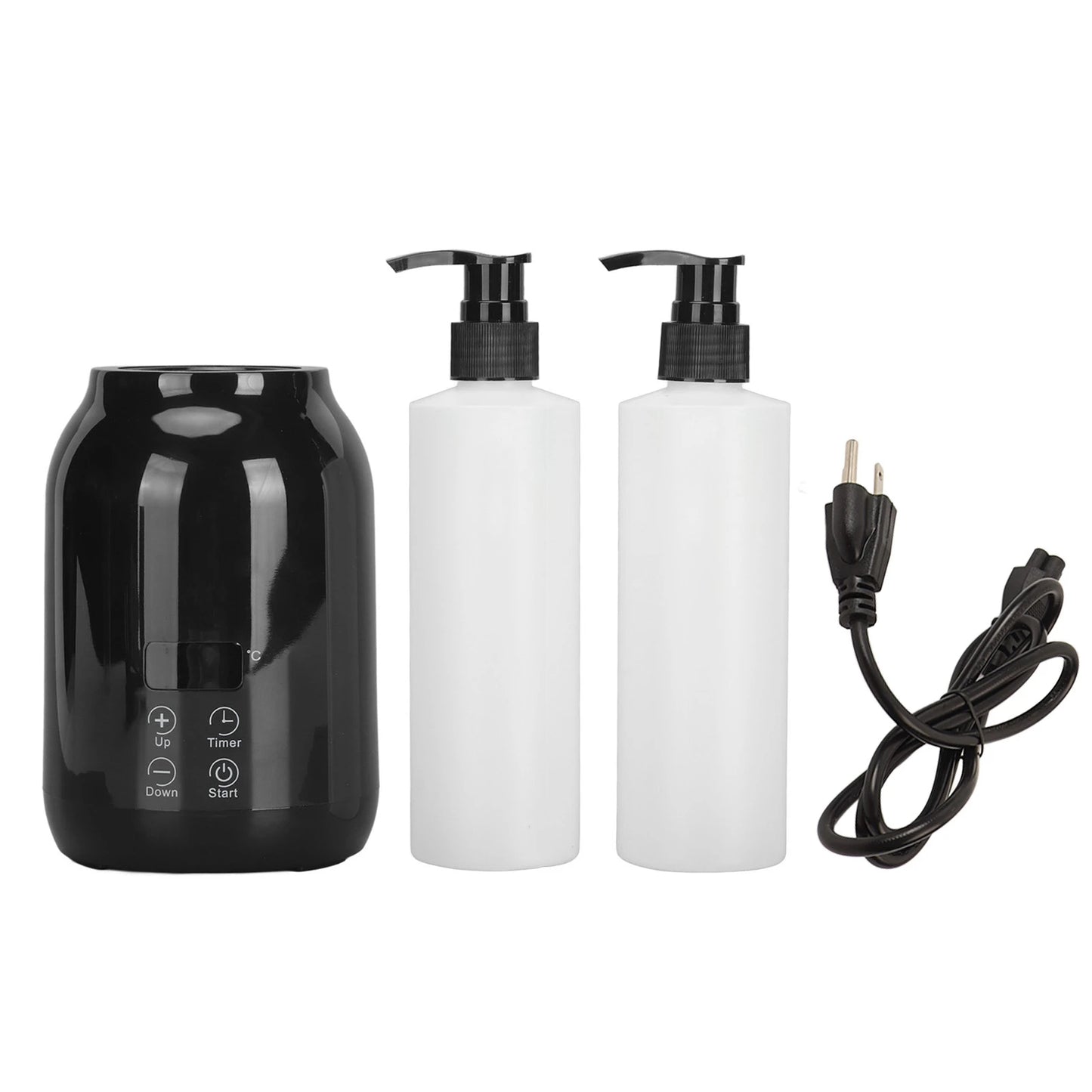 Essential Oil Heater LED Display Temperature Adjust Single Massage Oil Bottle Warmer