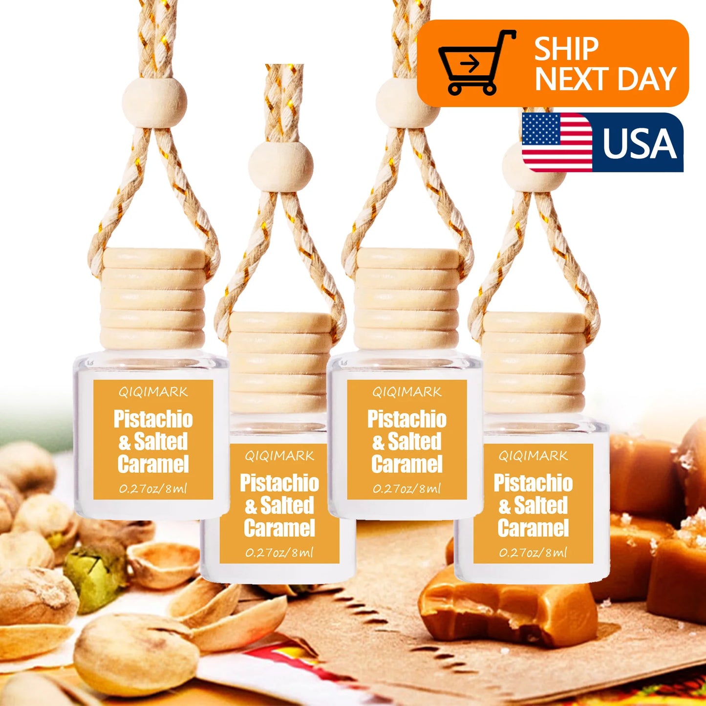 4 Pack Pick 80+Scents,,Car Air Freshener Diffuser For Essential Oils Scents Fragrance Aromatherapy Automobile Diffuser