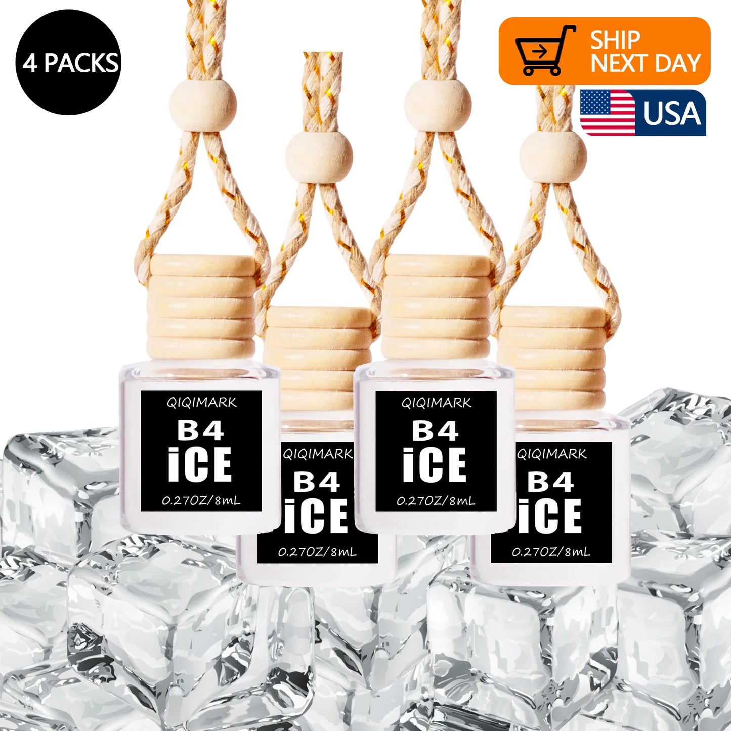 4 Pack Pick 80+Scents,,Car Air Freshener Diffuser For Essential Oils Scents Fragrance Aromatherapy Automobile Diffuser