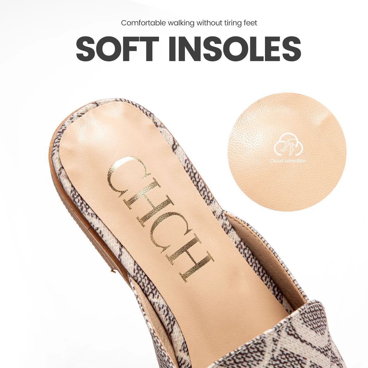 Luxury Summer New 2024 Slippers Women's Low Heel Shoes