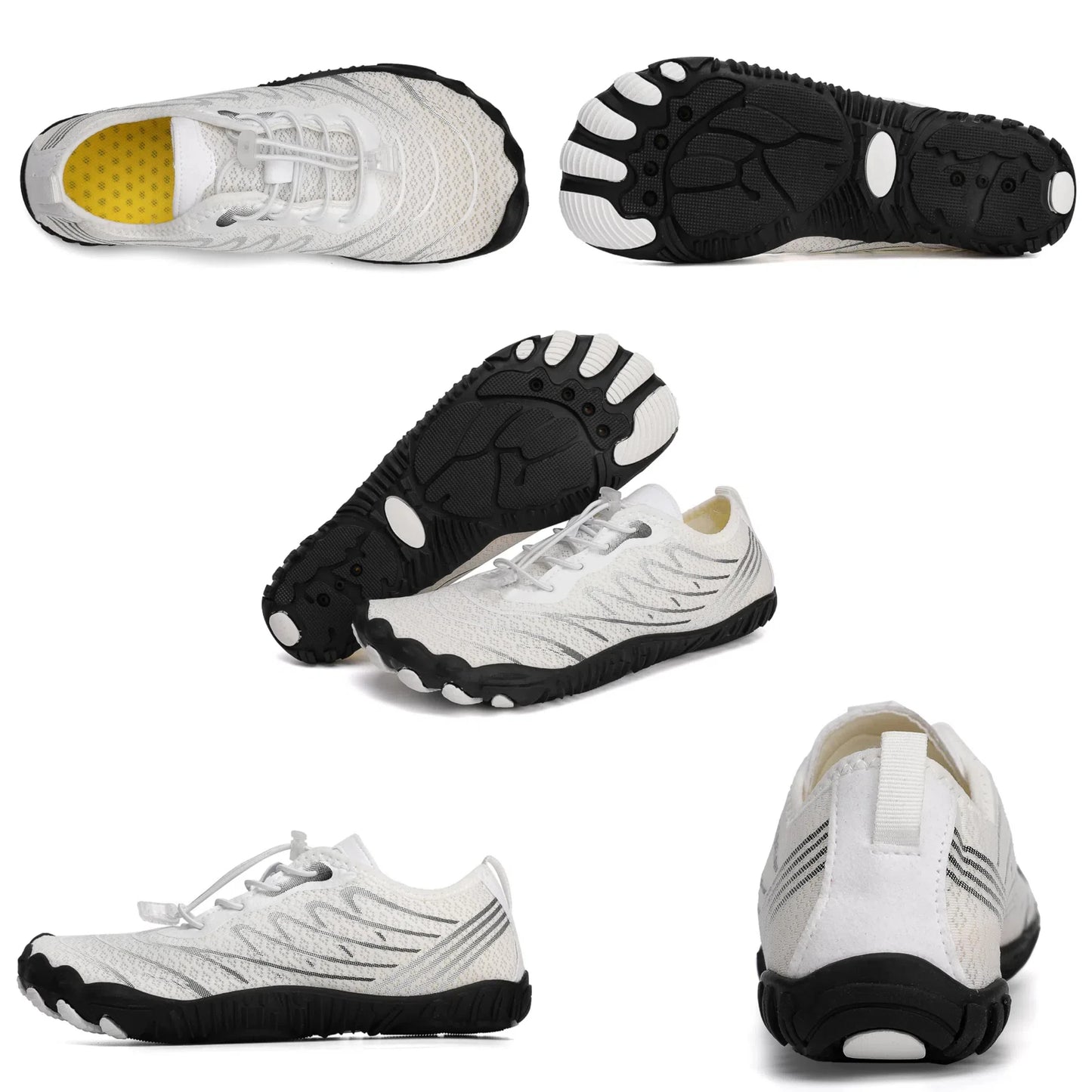 Summer Striped Mesh Water Shoes for Women - Quick-Drying