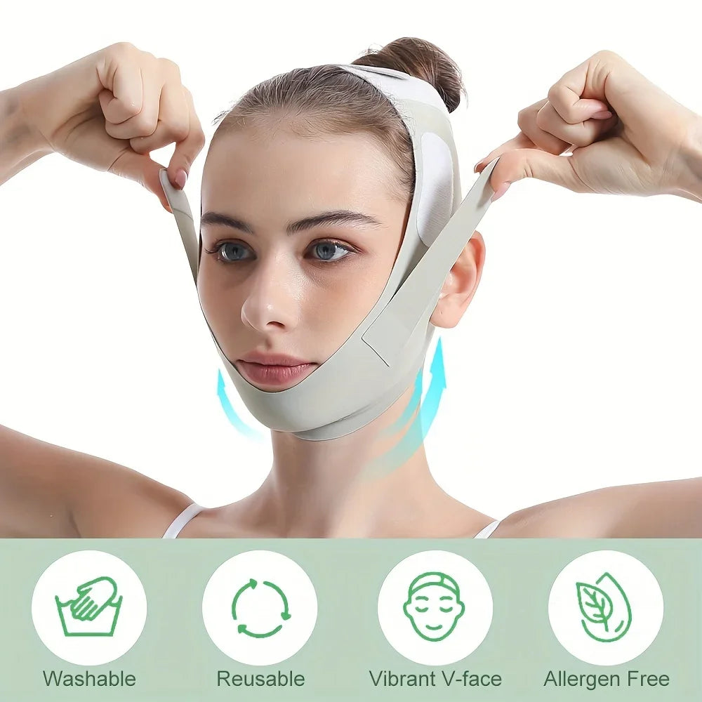 Reusable Face Slimming Bandage V Line Face Shaper Women