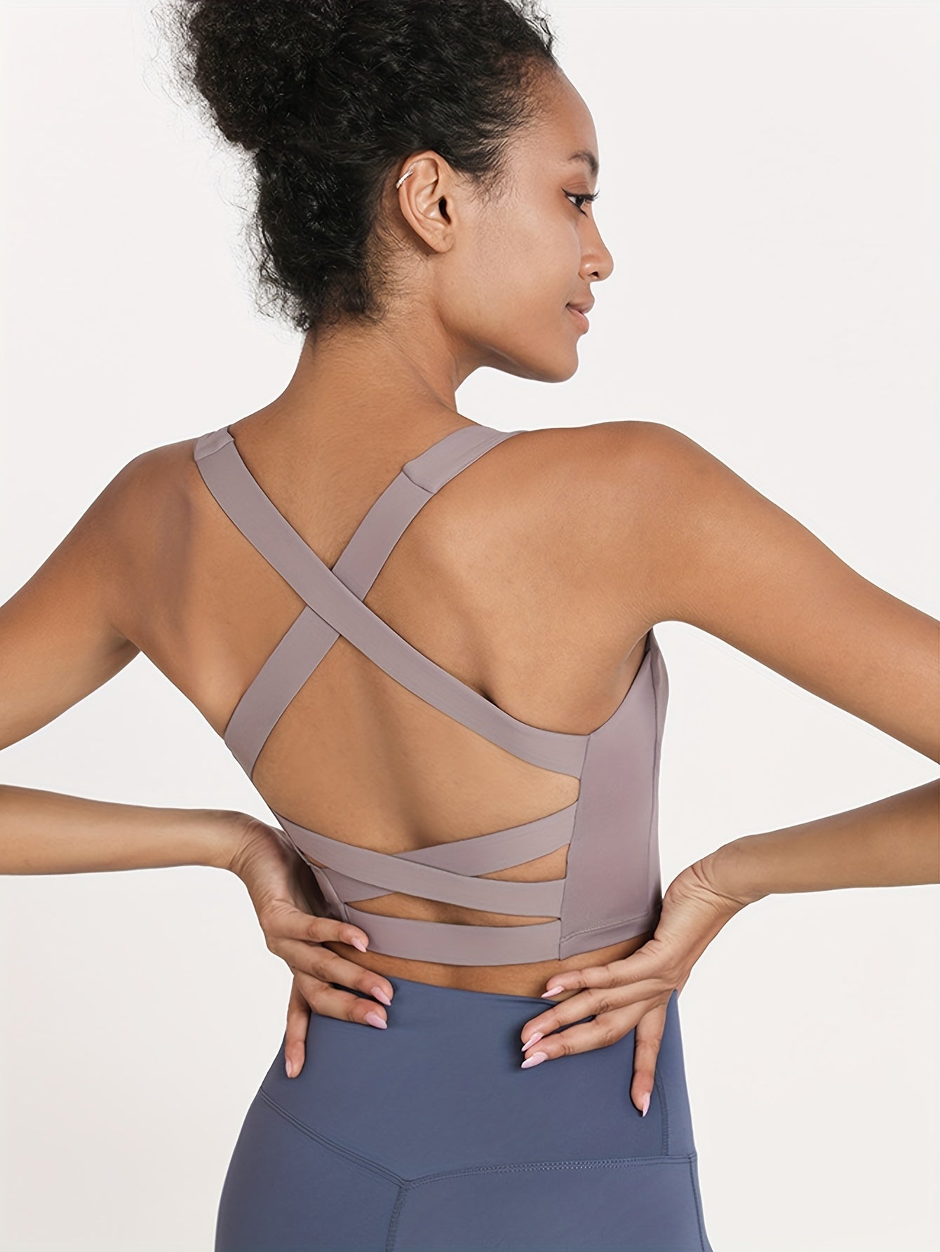 High-Impact Sports Bra & Yoga Crop Top