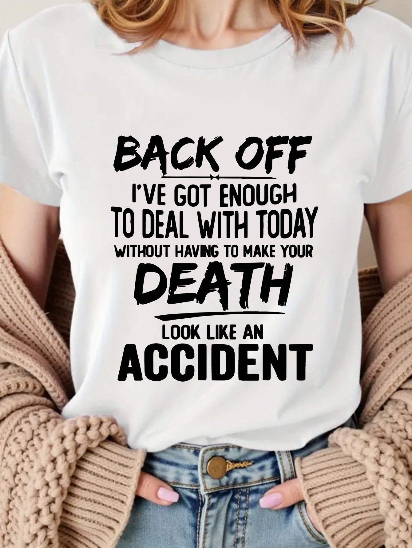 I Don't Want You to Die Anymore Gift Women's Summer T-Shirt