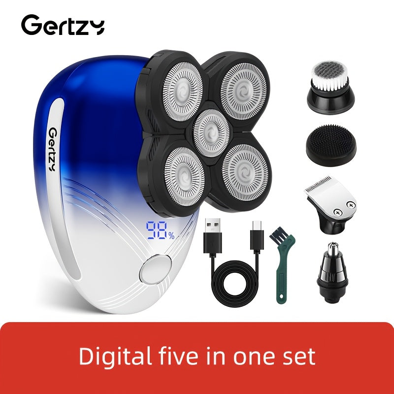 Women's Electric Shaver Portable Painless Hair Removal Machine Cordless Bikini Trimmer for Legs Armpits and Face