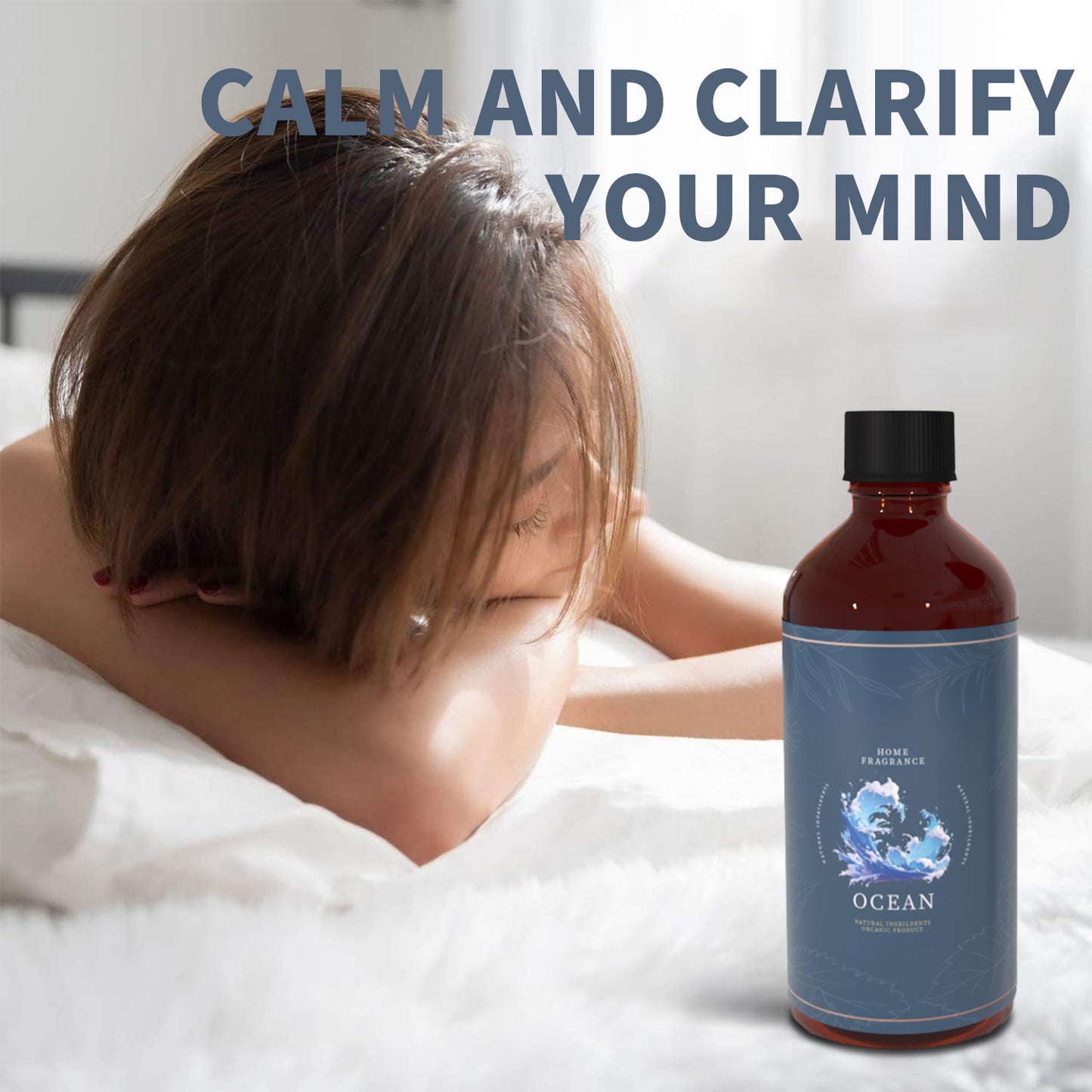 Marine Essential Oil 3.38oz 100 Natural Premium Essential Oils Ideal Companion to Enhance Your Life Perfect Gift for Valentine's Day Birthday and Father's Day