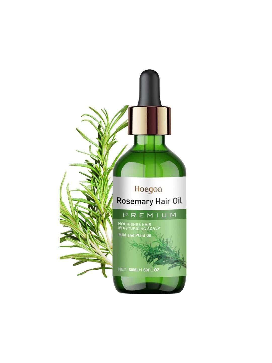 50ml Rosemary Oil Hair Essential Oil with Batana Oil and Castor Seed Oil for Scalp Care and Frizzy Damaged Hair Strengthening and Volume Enhancing Formula