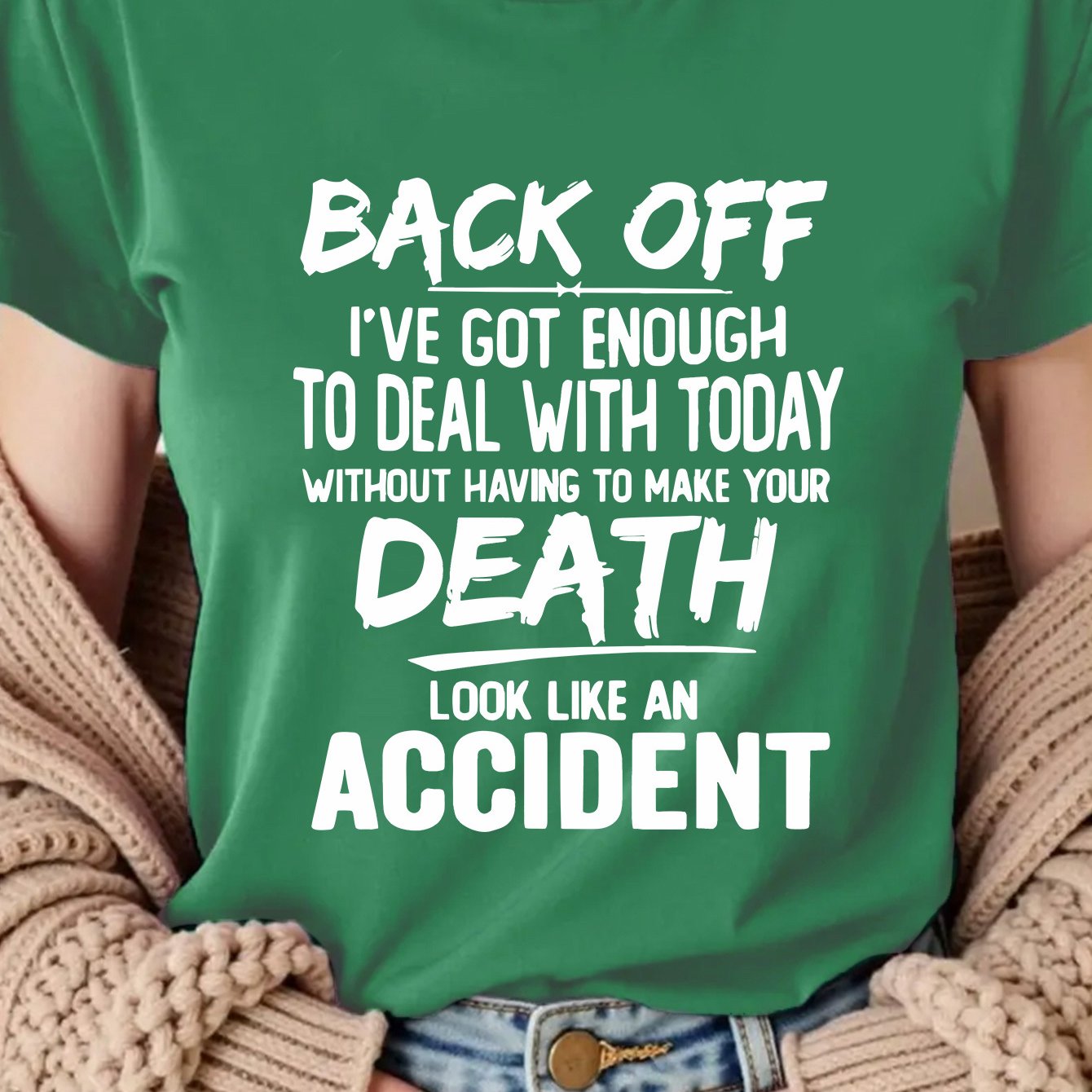 I Don't Want You to Die Anymore Gift Women's Summer T-Shirt