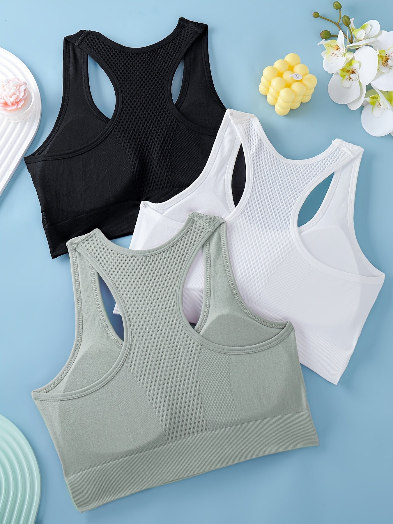3pcs Sports Bras For Women,