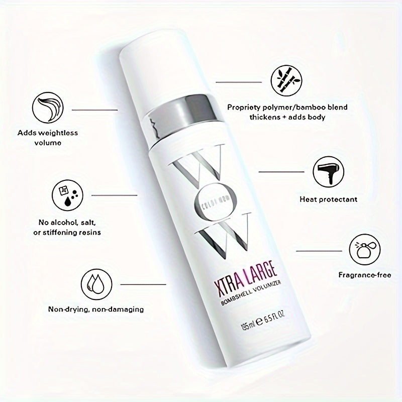 Alcohol Free Volumizing Foam For Thick Heat Protected Locks Large Bombshell Volumizer
