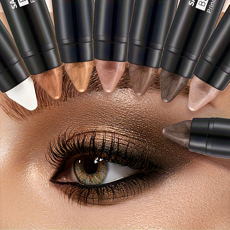 7 Pieces Pop Colour Eyeshadow Sticks Easy to Apply Matte Party Eye Makeup Gift for Women