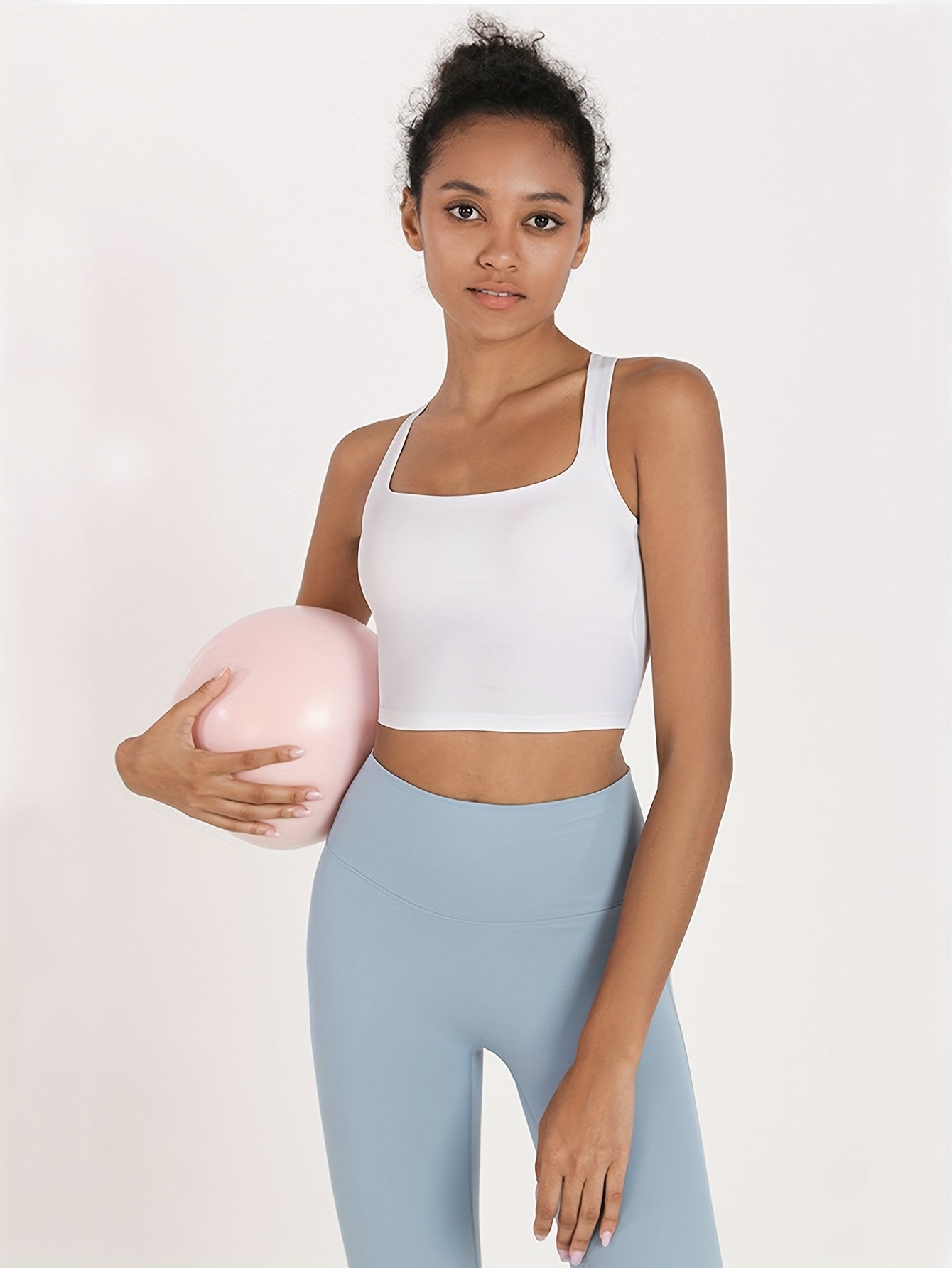High-Impact Sports Bra & Yoga Crop Top
