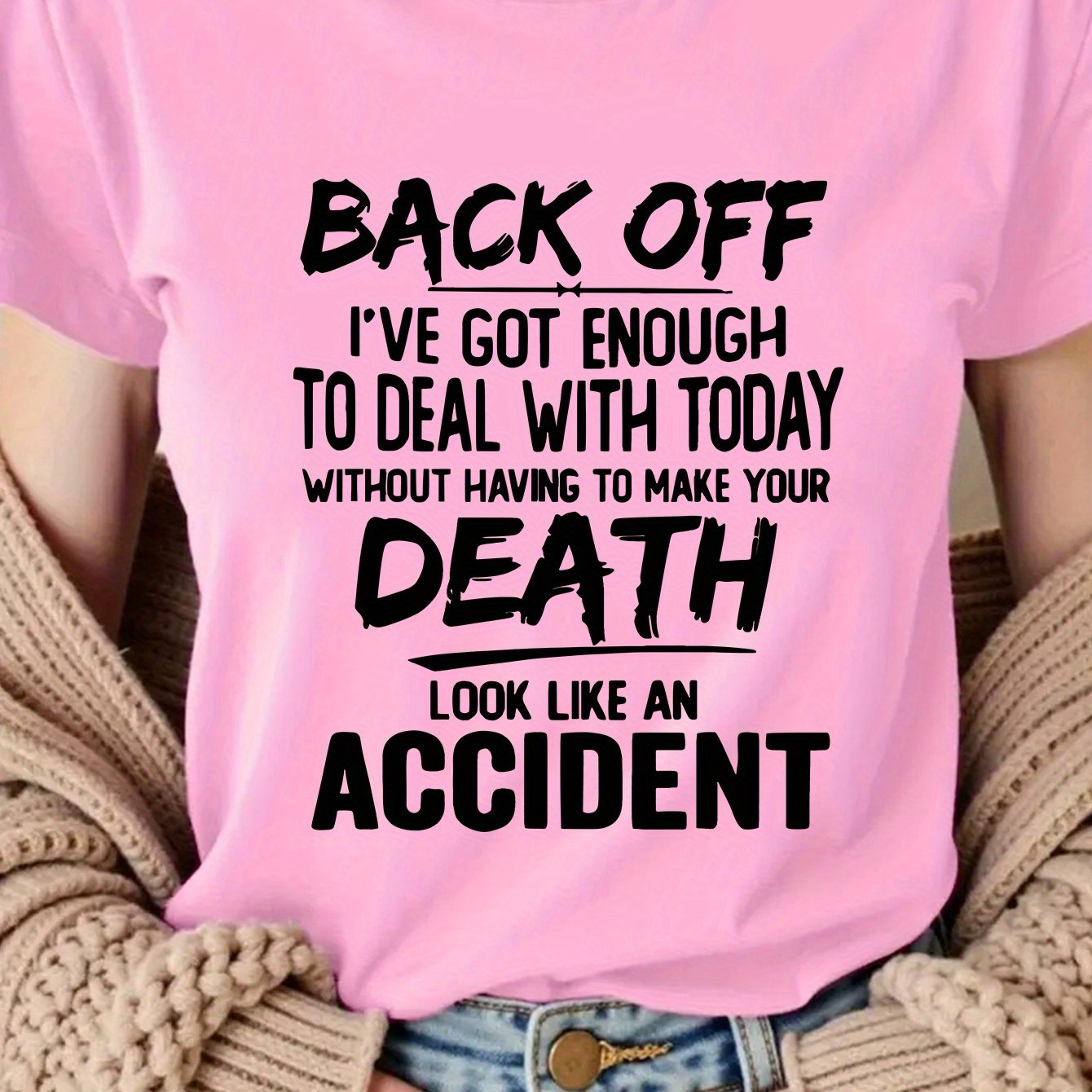 I Don't Want You to Die Anymore Gift Women's Summer T-Shirt