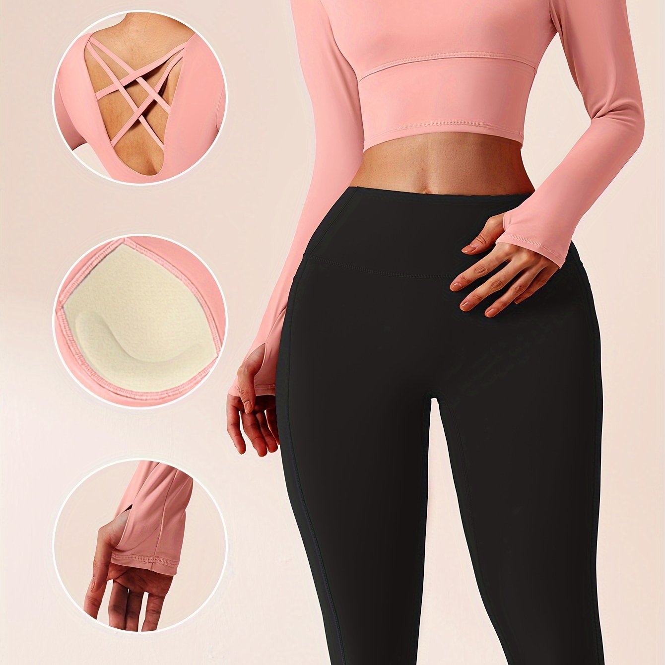 EU polyester fabric cross back yoga outfit Women's bra free sports top