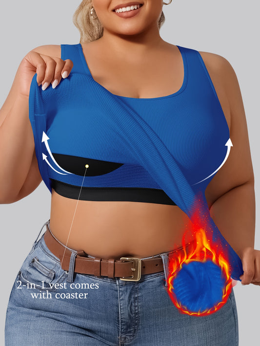 Women's Plus Size Sleeveless Tank Top