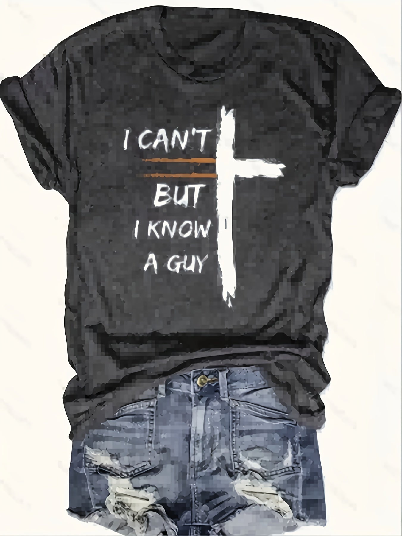 Women's Chic Letter Print Tee - Comfy, Casual Short Sleeve Crew Neck T-shirt For Everyday Wear & Stylish Layering