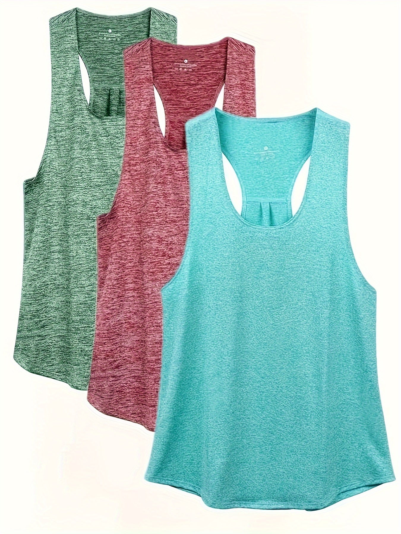 3pcs Sleeveless Basic Tank Top