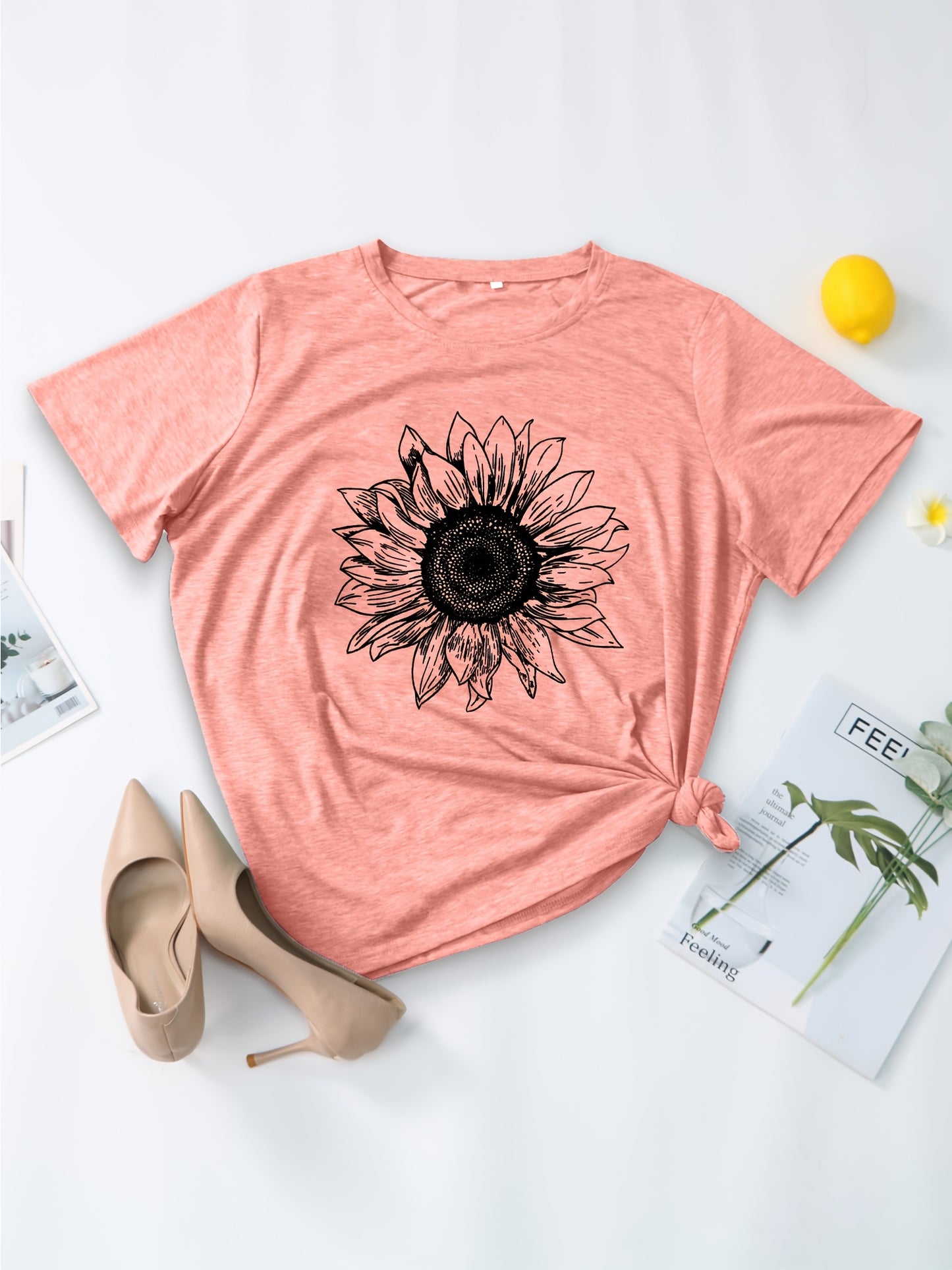 Sunflower Graphic Shirt for Women