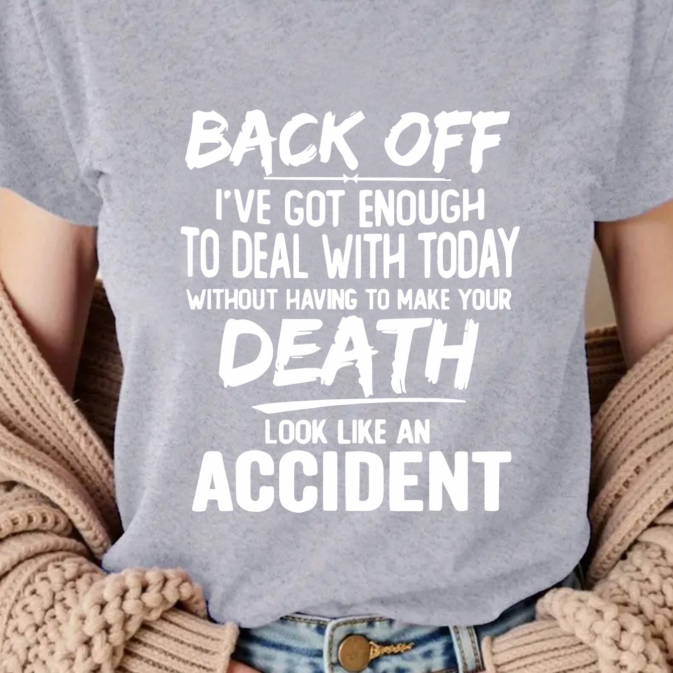 I Don't Want You to Die Anymore Gift Women's Summer T-Shirt