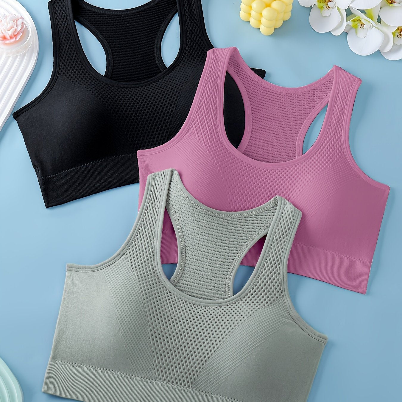 3pcs Sports Bras For Women,