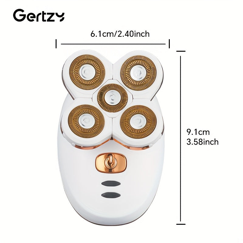 Women's Electric Shaver Portable Painless Hair Removal Machine Cordless Bikini Trimmer for Legs Armpits and Face