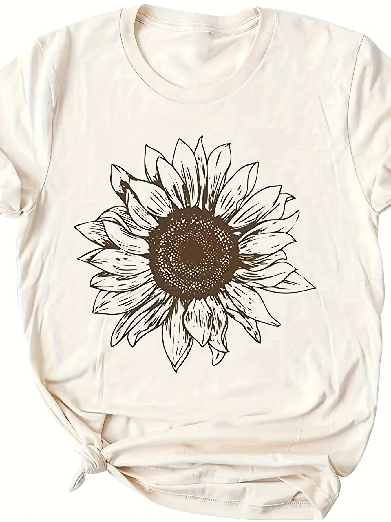 Sunflower Graphic Shirt for Women
