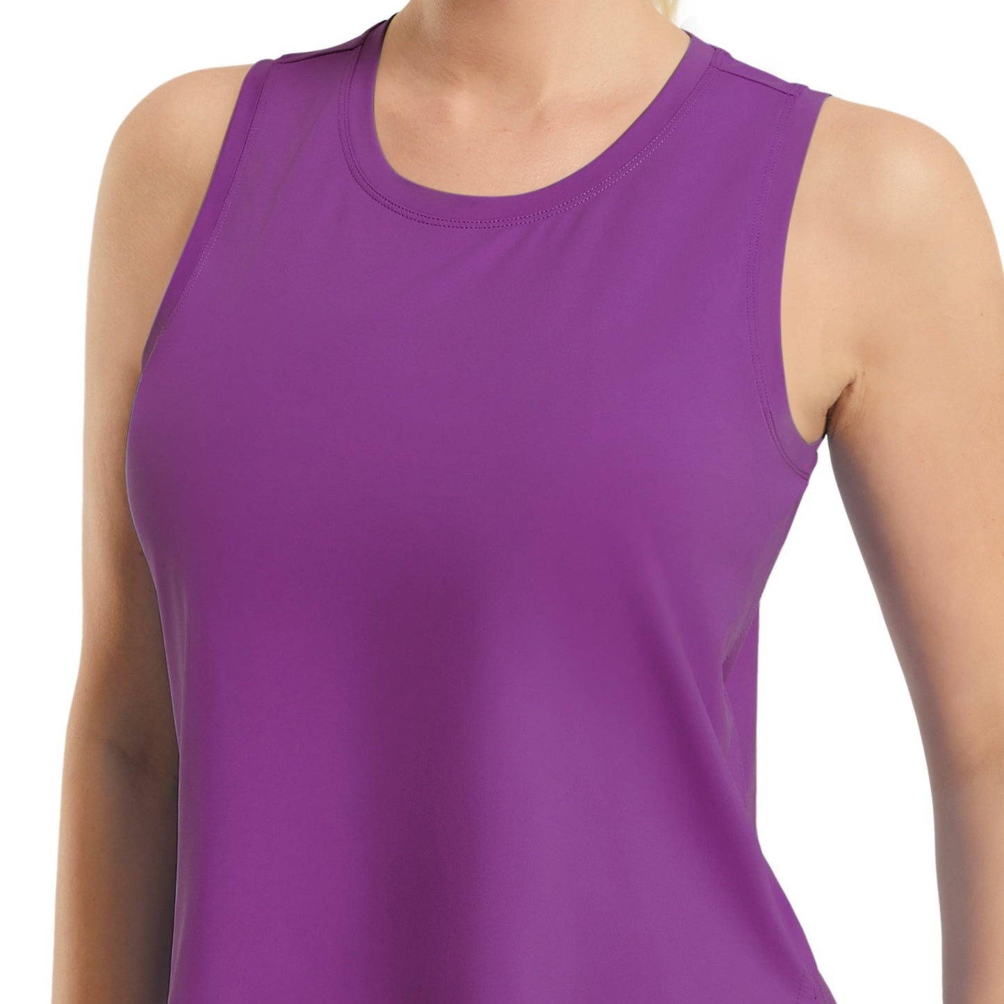 Ice Silk Crop Workout Tank Tops