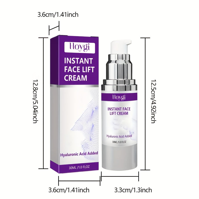 4 Packs 30ml Instant Face Lift Cream with Kojic Acid Collagen and Retinol for Hydrated and Moisturized Skin