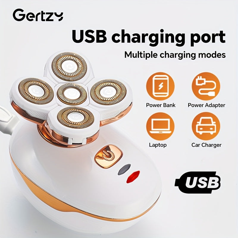 Women's Electric Shaver Portable Painless Hair Removal Machine Cordless Bikini Trimmer for Legs Armpits and Face