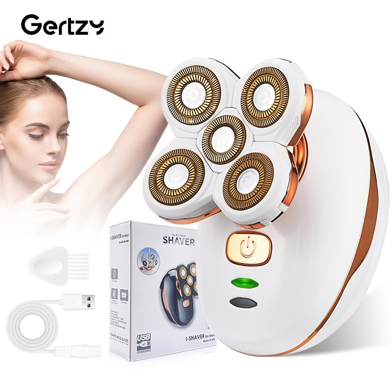 Women's Electric Shaver Portable Painless Hair Removal Machine Cordless Bikini Trimmer for Legs Armpits and Face